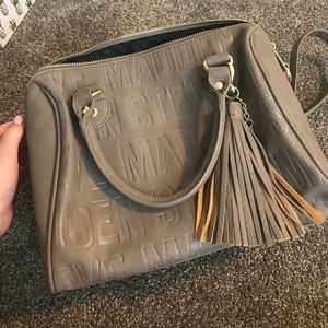 Steve madden gray handbag